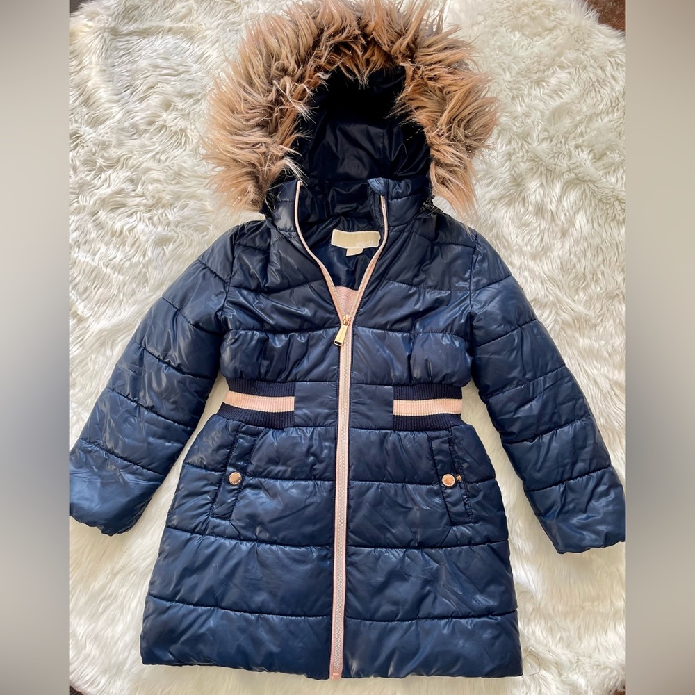 Jacket Michael Kors for Girl, good condition, size 4, blue with pink